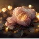 Fantasy,Rose,,Light,Blurred,Bokeh.,Romantic,Evening,Atmosphere,,Rose,Garden,