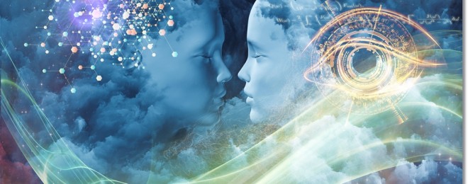 Dreaming,Intellect,Series.,Design,Composed,Of,Human,Face,And,Technological