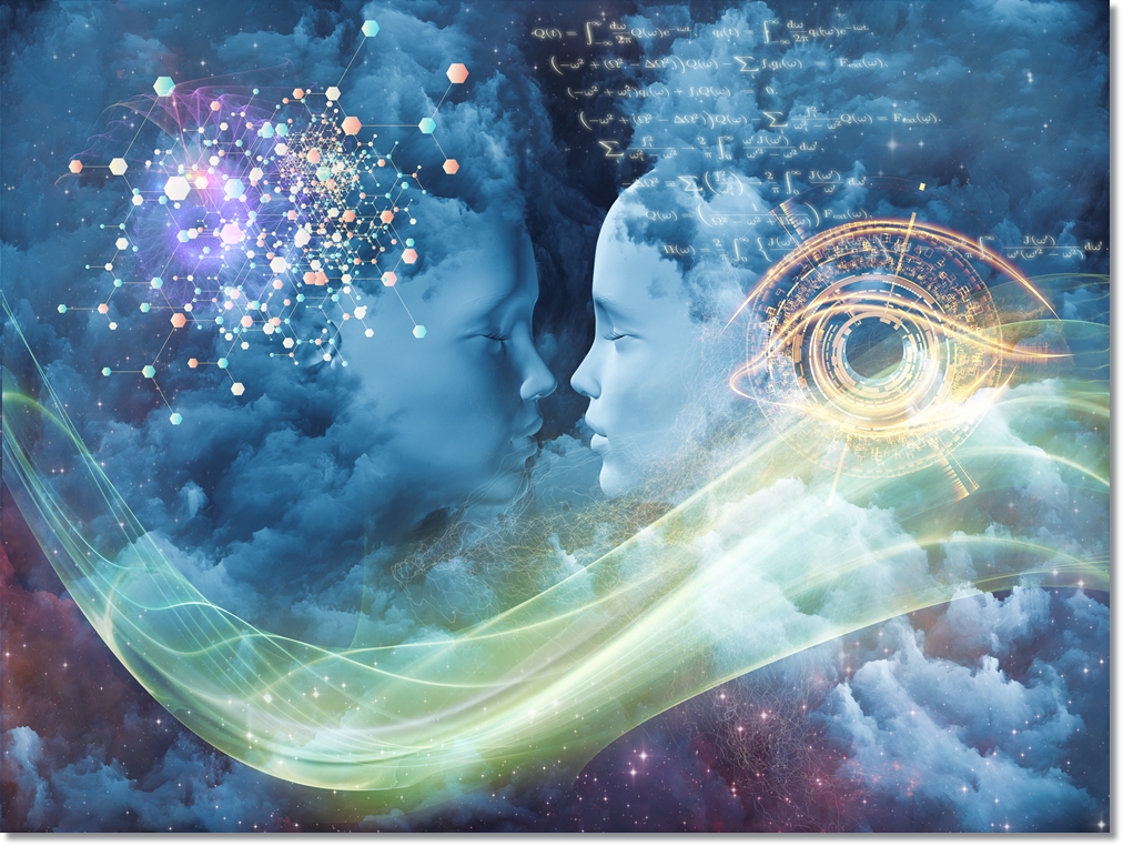 Dreaming,Intellect,Series.,Design,Composed,Of,Human,Face,And,Technological