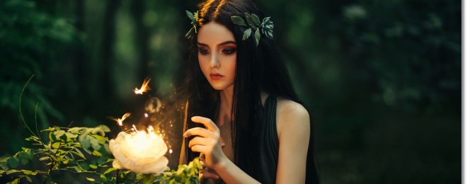 Mystic,Style,Fabulous,Forest,Virgin,Nymph,Long,Dark,Black,Hair
